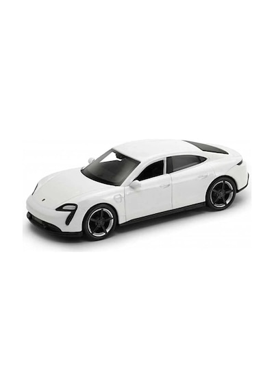 Porsche Taycan Turbo S 1:32 Ölçek Diecast Metal Çek Bırak Araba
