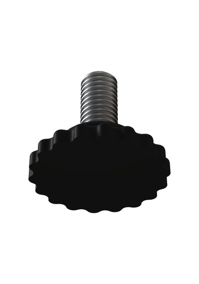 Cateksss M8 Ayar Vidası, Tırtıllı Vida, Bingo Ayak, Pingo Ayak Çap: 30 Mm Vida Uzunluğu 20 Mm Siyah - 44 Lü Paket