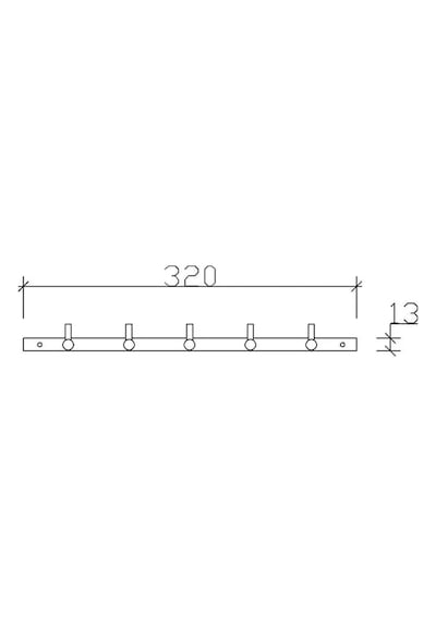Tema Prima 5li Set Askılık 74305 Krom