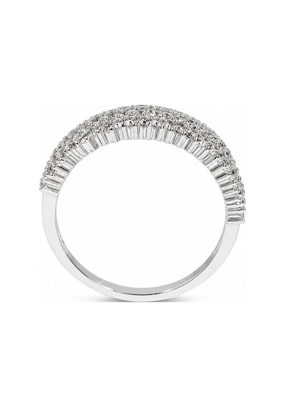 Yazıcılar 14 Ayar Altın Beyaz Taşlı Kuzey Işığı Yüzük 2,44 Gr