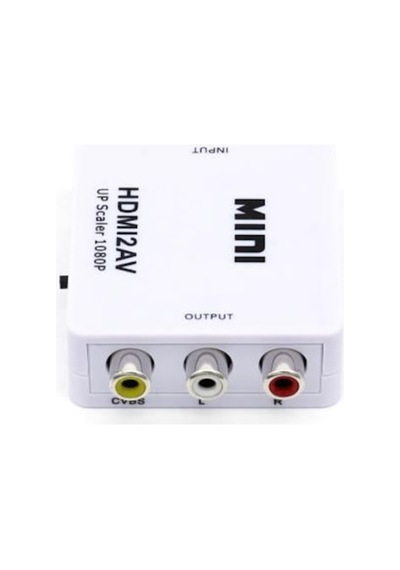 Molix Hdmı To Av Rca 1080P Destekli Çevirici Dönüştürücü Adaptör (498324801)