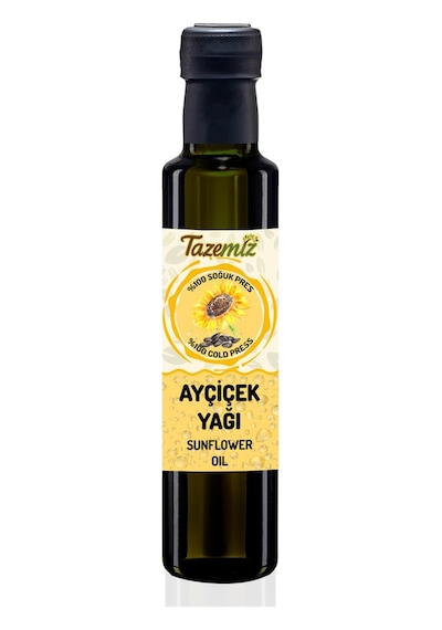 Tazemiz Soğuk Sıkım Ayçiçek Yağı 250 ML