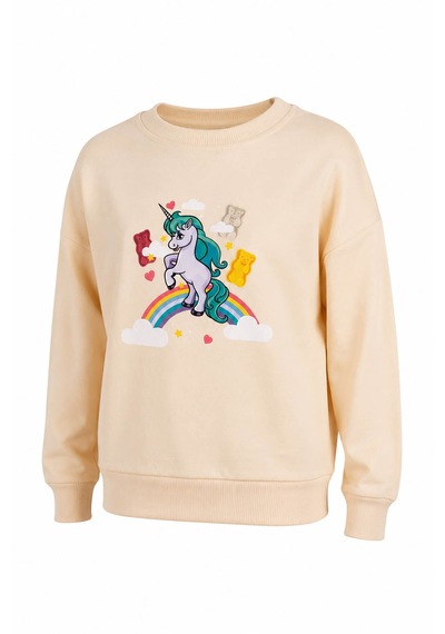 Trender Haribo Krem Kız Çocuk Sweatshirt S26g1sw203