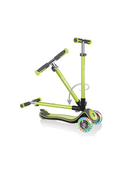 Globber Elite Deluxe Işıklı Katlanabilir Scooter