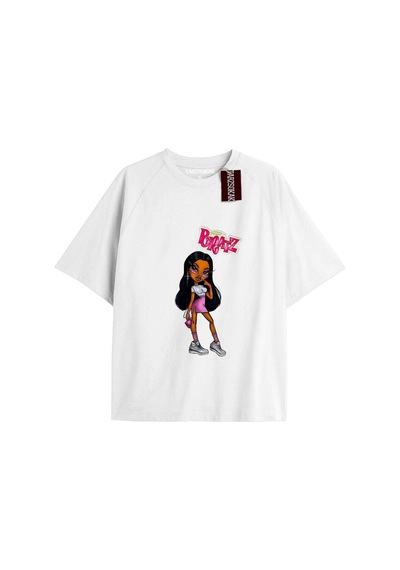 Y2k Bratz Oversize Kod Bratz12 Beyaz