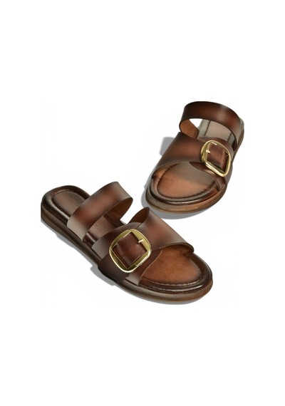Fox Shoes Y390350703 Kahverengi Hakiki Deri Kadın Terlik Kahverengi Fox Shoes Y390350703 Kahverengi Hakiki Deri Kadın Terlik Kahverengi