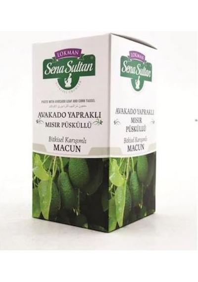Lokman Sena Sultan Avokado Yapraklı Mısır Püsküllü Bitkisel Karışımlı Macun 420 G