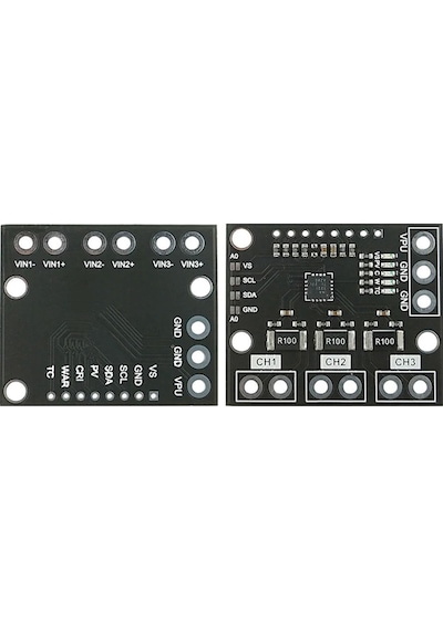 3 Kanal Ina3221 Voltaj Akım Güç Izleme Sensör Modülü 26v 100a Iıc Haberleşme Yüksek Hassasiyet