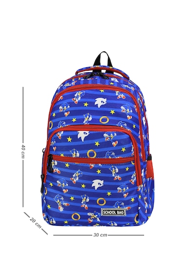 Erkek İlkokul Ortopedik 3'lü Set Kalemlik Beslenme Çanta Model 7