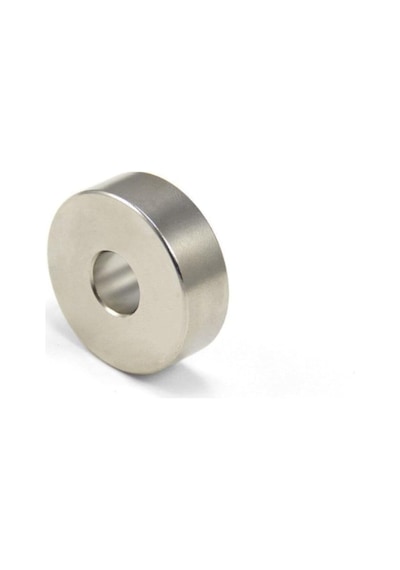 Dünya Magnet Mıknatıs, Çap 30mm X Del.çapı 9mm X Kalınlık 10mm Güçlü Delikli Neodyum Mıknatıs
