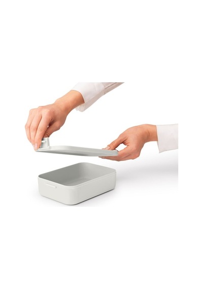 Brabantia Make Take Lıght Grey Plastik Orta Boy Yemek Taşıma Kabı 1.1l Gri