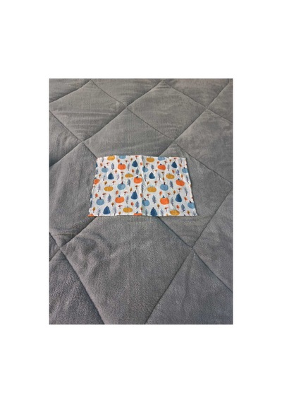 Truy Towel Baby Müslin Bek Örtüsü Gökyüzü Desen - Yeşil 120x120 Cm 2 Adet Ağız Mendili Beyaz