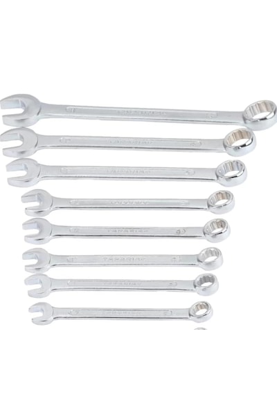 8 Parça Kombine Anahtar Takımı Poşetli 8-19 Mm 8 Li Düz-yıldız Anahtar Seti Eko