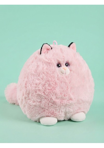 Pelul Oyuncak Obez Kedi 40 Cm Pembe