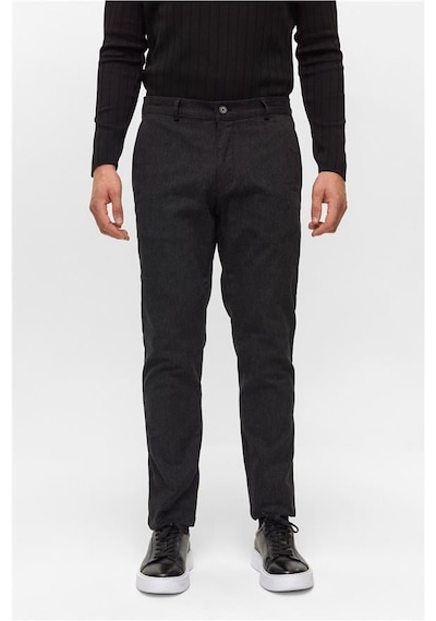 Süvari Siyah Regular Armürlü Pantolon Pn2016600180-s09 Siyah