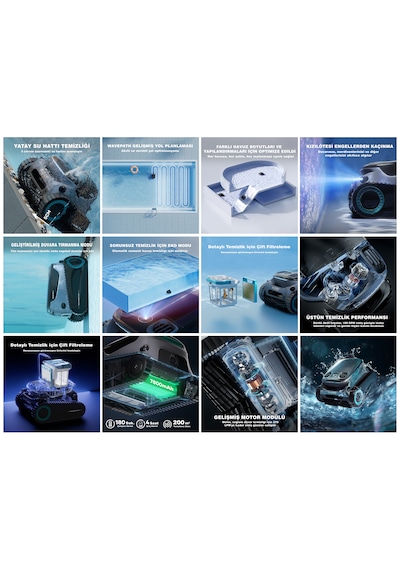 Aiper Scuba S1 Pro Kablosuz Havuz Temizleme Robotu