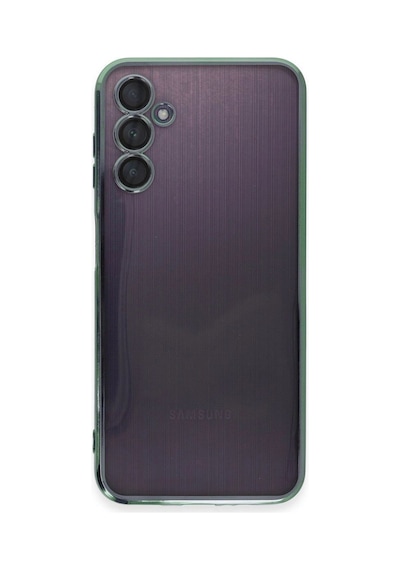 Samsung Galaxy Uyumlu A14 4g - Kılıf Razer Lensli Silikon - Yeşil