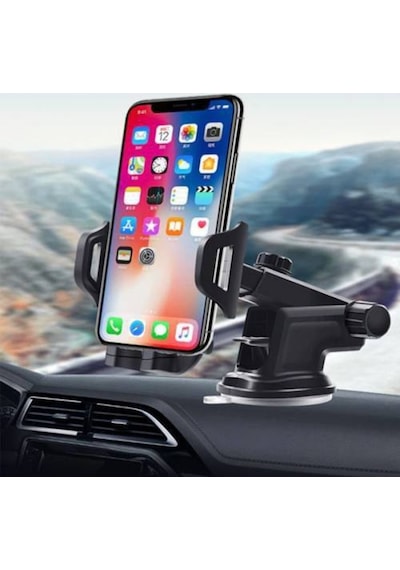 Polham Torpido Üstü Ve Ön Cam Teleskopik Araç Içi Telefon Tutucu, (527052554)