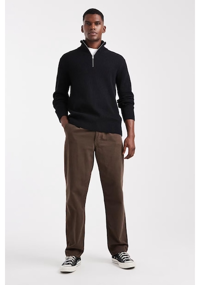 Jack & Jones Premium Regular Fit Yarım Femruarlı Dik Yaka Kazak Erkek Kazak 12301708 Siyah Jack & Jones Premium Regular Fit Yarım Femruarlı Dik Yaka Kazak Erkek Kazak 12301708 Siyah