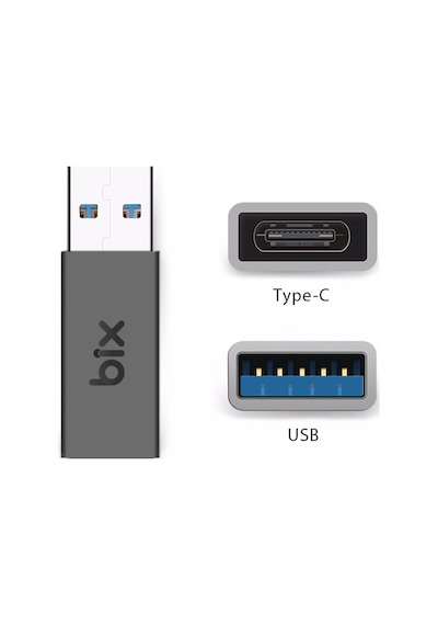 Bix Adp-03 Usb 3.0 Type-C Dönüştürücü Adaptör