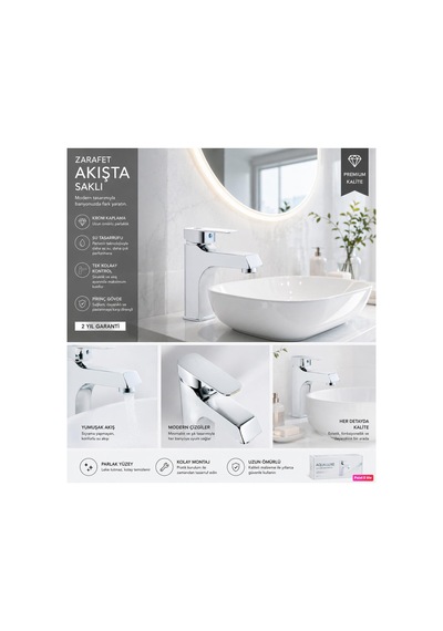 Rena Design Lavabo Bataryasi Krom Lüks Ağir Gövde Prinç Banyo Su Tasarruflu Aç Kapa 2 Yil Garantili Kare Sicak Soğuk Gümüş Gri Rena Design Lavabo Bataryasi Krom Lüks Ağir Gövde Prinç Banyo Su Tasarruflu Aç Kapa 2 Yil Garantili Kare Sicak Soğuk Gümüş Gri