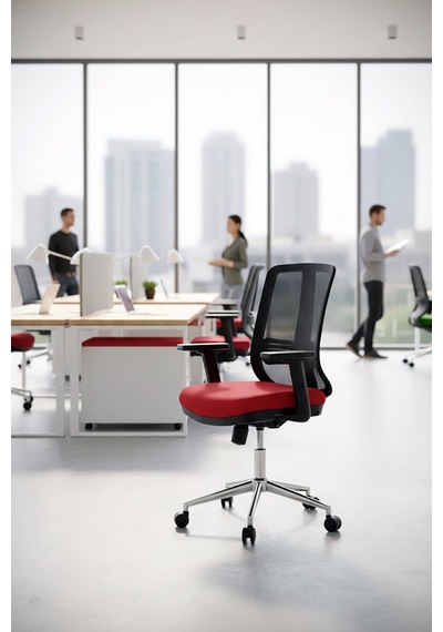 Ofisbazaar Up Fileli Çalışma Koltuğu Ergonomik Şef Ve Toplantı Koltuğu Siyah Fileli / Kırmızı Kırmızı Ofisbazaar Up Fileli Çalışma Koltuğu Ergonomik Şef Ve Toplantı Koltuğu Siyah Fileli / Kırmızı Kırmızı