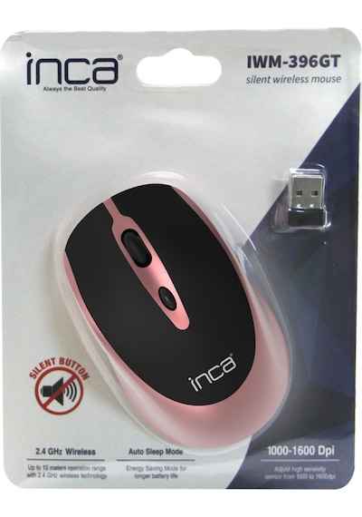 Inca IWM-396GT 1600 DPI Kablosuz Sessiz Mouse