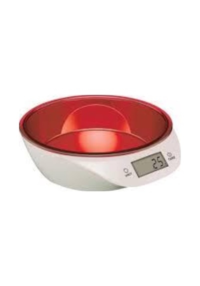 Tf-1003 Hazneli Dijital Hassas Lcd Ekran 5 Kg Mutfak Terazisi Kırmızı