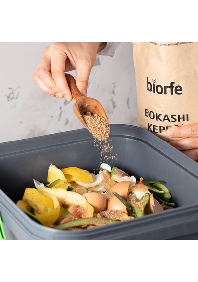 Biorfe Bokashi Kompost Kovası Kepekli 18 Litre İkili Set - 18sgb Diğer