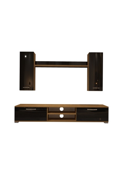 Decoraktiv Eko 5d Mdf Dvd Tv Ünitesi Tv Sehpası Pera - Siyah