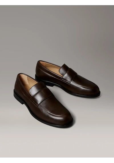 Calvin Klein Ess Rubber Band Loafers Kahverengi Erkek Loafer Ayakkabı