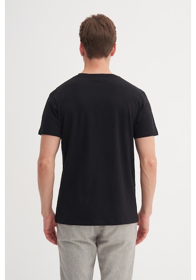 Cazador 42270 Erkek Siyah Patlı Tshirt