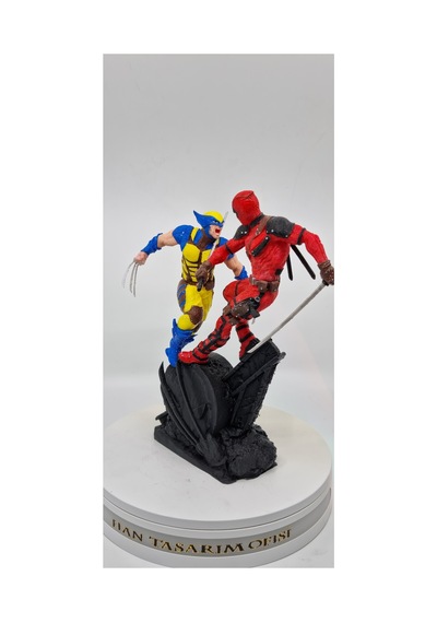 Deadpool Wolverine 2li Figür