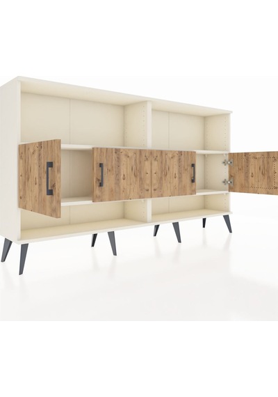 Arges Konsol 4 Raflı 4 Kapaklı 176x30x99 Aytaşı-çam/antrasit Aytaşı-çam/antrasit Arges Konsol 4 Raflı 4 Kapaklı 176x30x99 Aytaşı-çam/antrasit Aytaşı-çam/antrasit