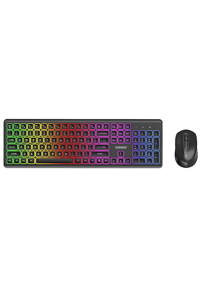 Everest Km-319bt Siyah 2.4g+bt1+bt2 Çoklu Cihaz Bağlantılı Q Set