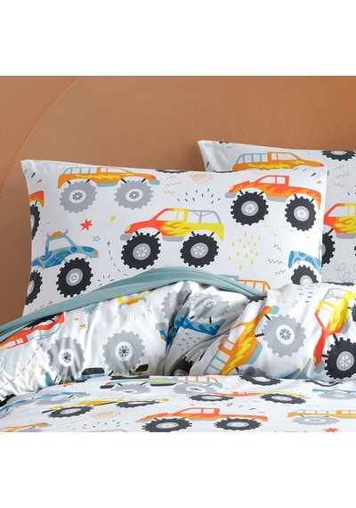 Coté Blanc Cars %100 Pamuk 2'li Yastık Kılıfı