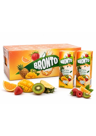 Kokteyl Aromalı İçecek 200 Ml X 27 Adet Koli