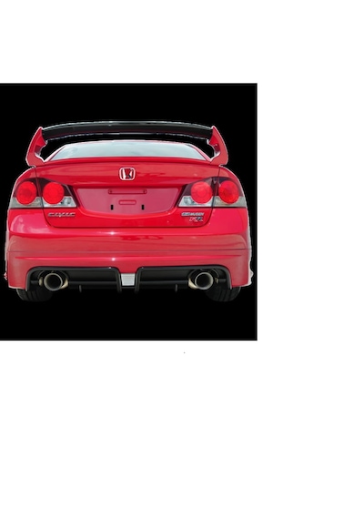 Honda Civic Fd6 2006-2012 Uyumlu Kırmızı Ön-arka-direksiyon Logo Set
