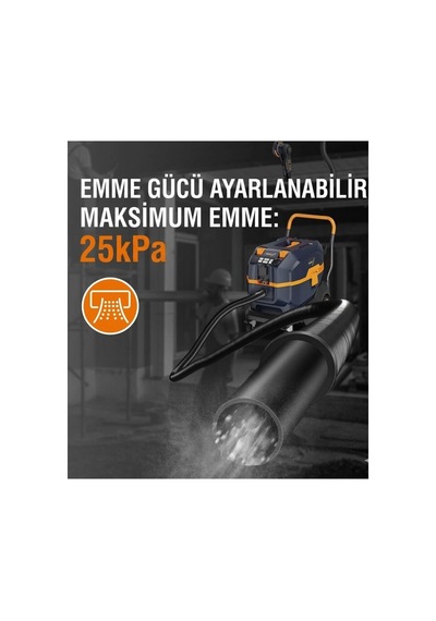 Maxxt MXT-MVC3800 1400W Toz Emiş Ünitesi 43 L