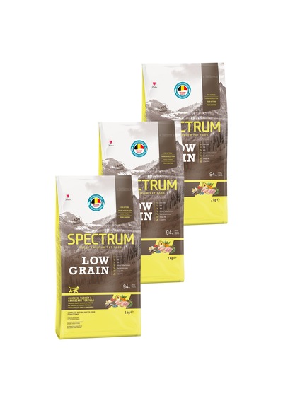 Düşük Tahıllı Tavuklu Hindili Ve Yaban Mersinli Yavru Kedi Maması 3 X 2 Kg