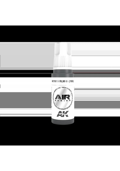 Ak Interactive 11819, 17 Ml. 3gen Rlm 66 1938 Aircraft Maket Boyası Standart