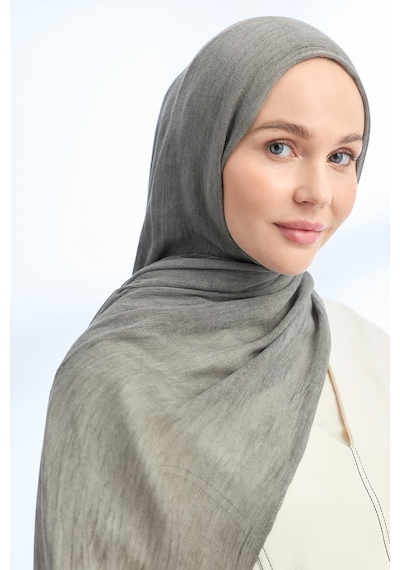 Armanda Organic Touch Ketens Viskoz Şal- 3601 Füme