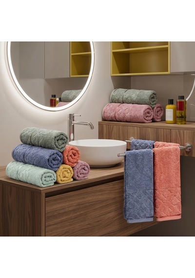 Goldroom Home Ultra Yumuşak El Yüz Havlusu 50 90 %100 Pamuklu Çok Renkli