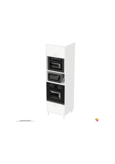 Modilayn Eser 60x217x56 Cm Boyutunda Ankastre 2 Kapaklı Mini/midi Mikrodalga Fırın Dolabı Beyaz Modilayn Eser 60x217x56 Cm Boyutunda Ankastre 2 Kapaklı Mini/midi Mikrodalga Fırın Dolabı Beyaz