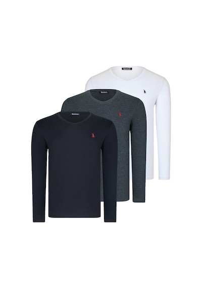 Üçlü Set T8587 Dewberry V Yaka Erkek Sweatshırt-siyah-beyaz-antrasit Siyah-beyaz-antrasit Üçlü Set T8587 Dewberry V Yaka Erkek Sweatshırt-siyah-beyaz-antrasit Siyah-beyaz-antrasit