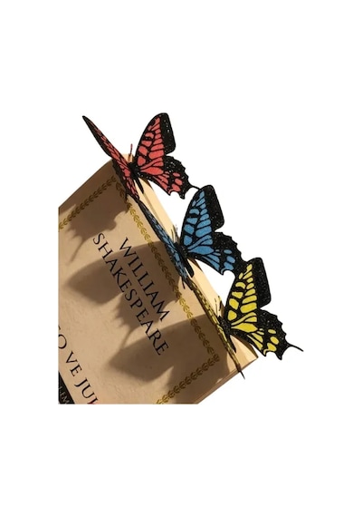 Kelebek Kitap Ayracı 3 Lü Set