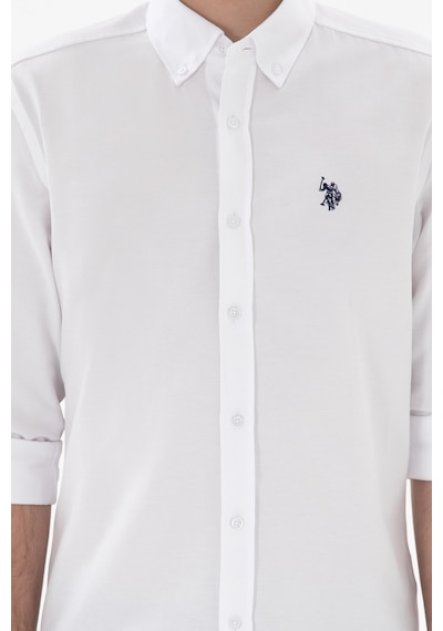 U.s. Polo Assn. Erkek Beyaz Gömlek Basic 50306338-vr013 Beyaz
