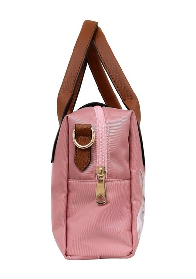 Dogo Kadın Vegan Bej Medium El Çantası - Bunny Love Tasarım Multicolor