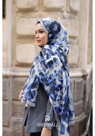 Mimiyum Sarmaşık Leopar Şal Gri