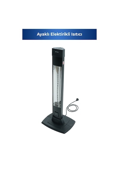 Flamo 5965 2500 W 4 Kademeli Uzaktan Kumandalı Karbon Infrared Duvar Isıtıcı